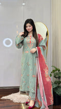 Embroidered Lawn 3Pc