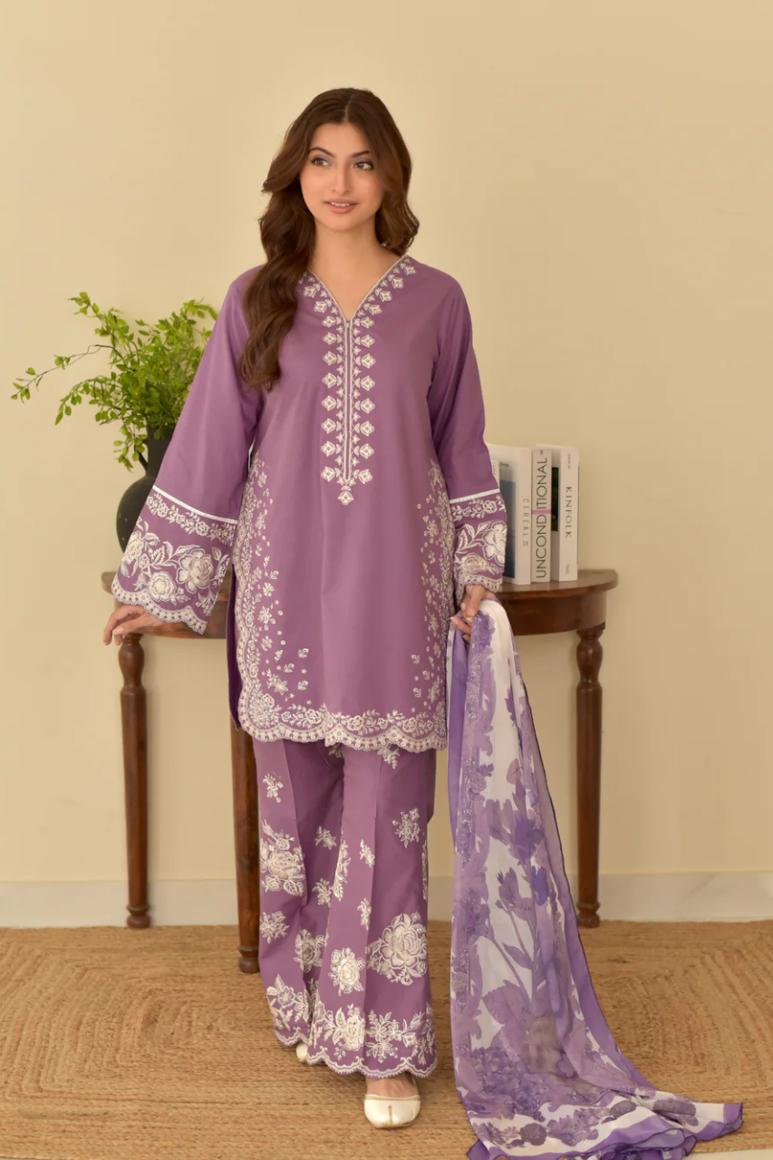 Shokh Embroidered 3pc