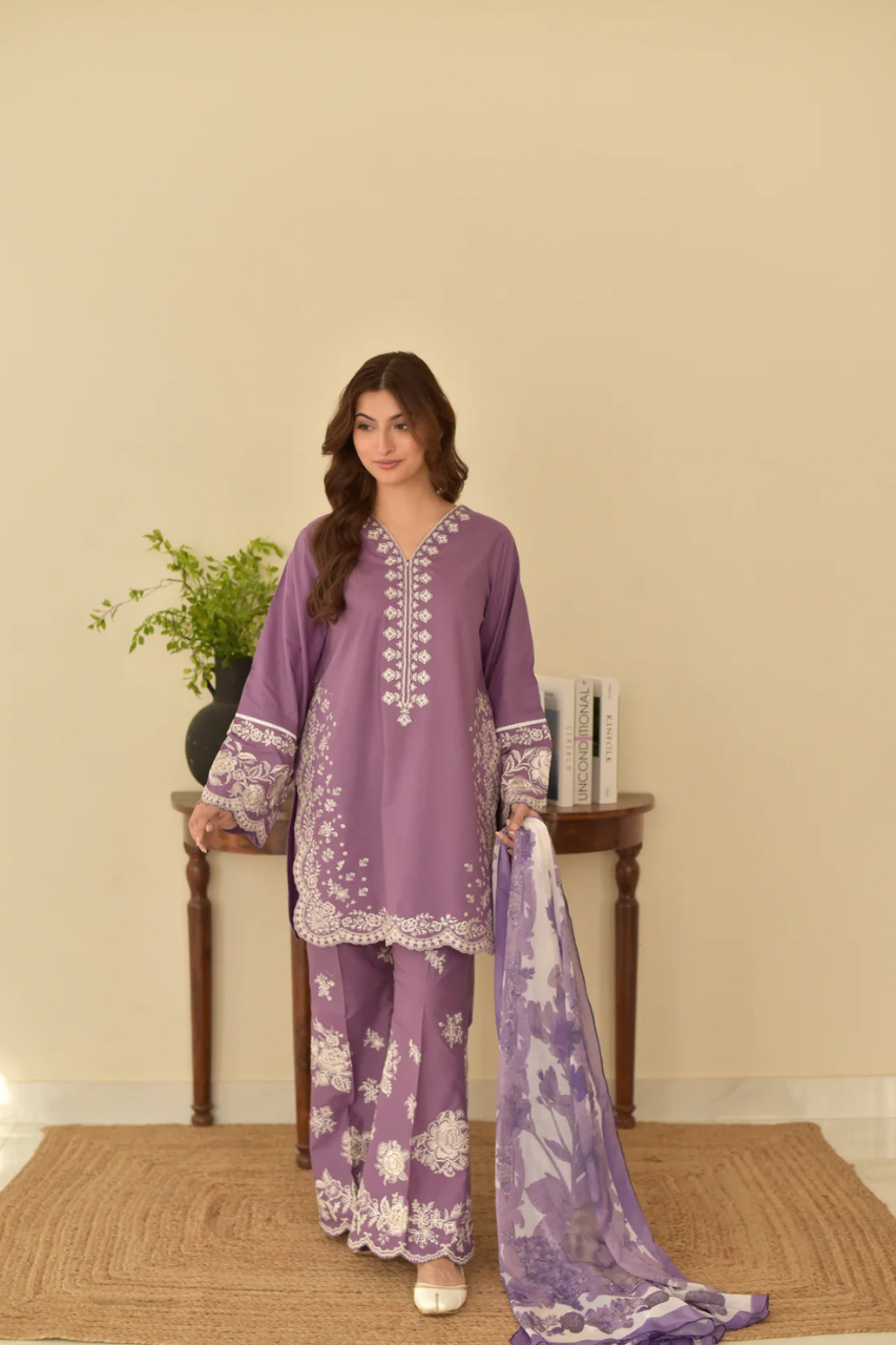 Shokh Embroidered 3pc