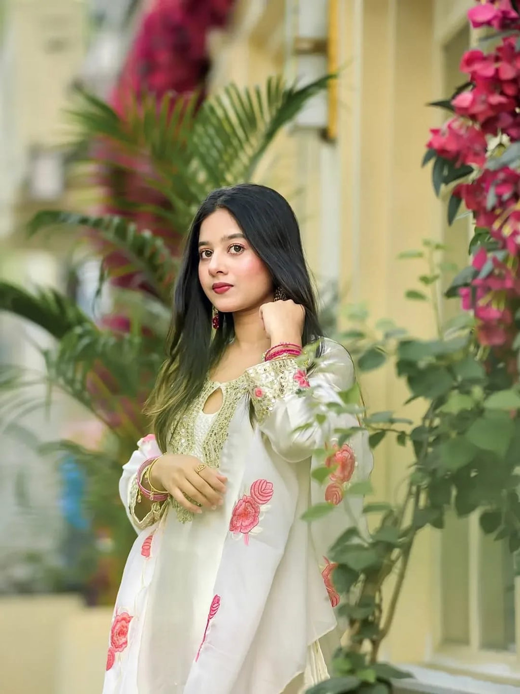 Embroidered Kurta Palazzo