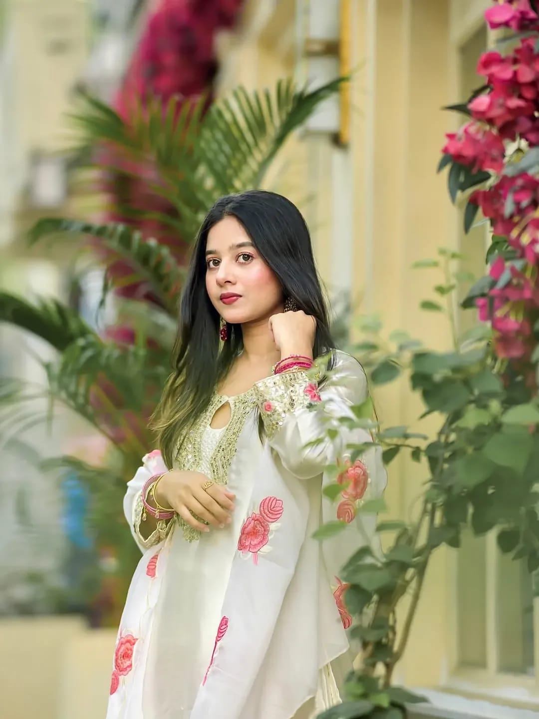 Embroidered Kurta Palazzo