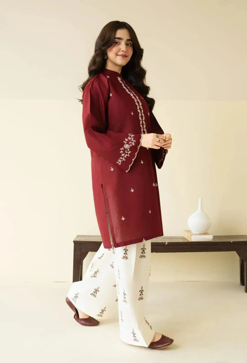 Zarf Emb 2pc (Marina stuff) Ramzan offer 70% discount MWF COLLECTION